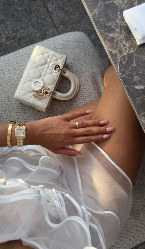 Water, tarnish, and life resistant. The only thing our jewelry does not resist, is compliments.